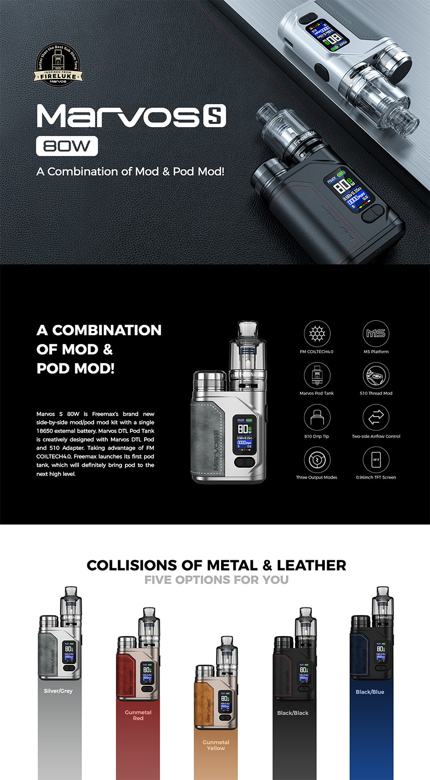 FreeMax Marvos S 80W Kit