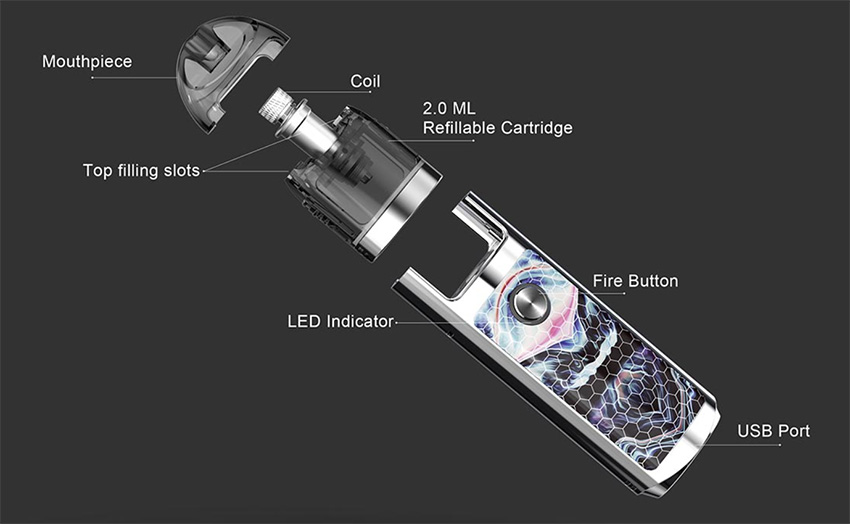 Lost Vape Lyra Pod System Kit 1000mAh