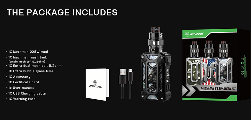 Rincoe Mechman 228W Starter Kit