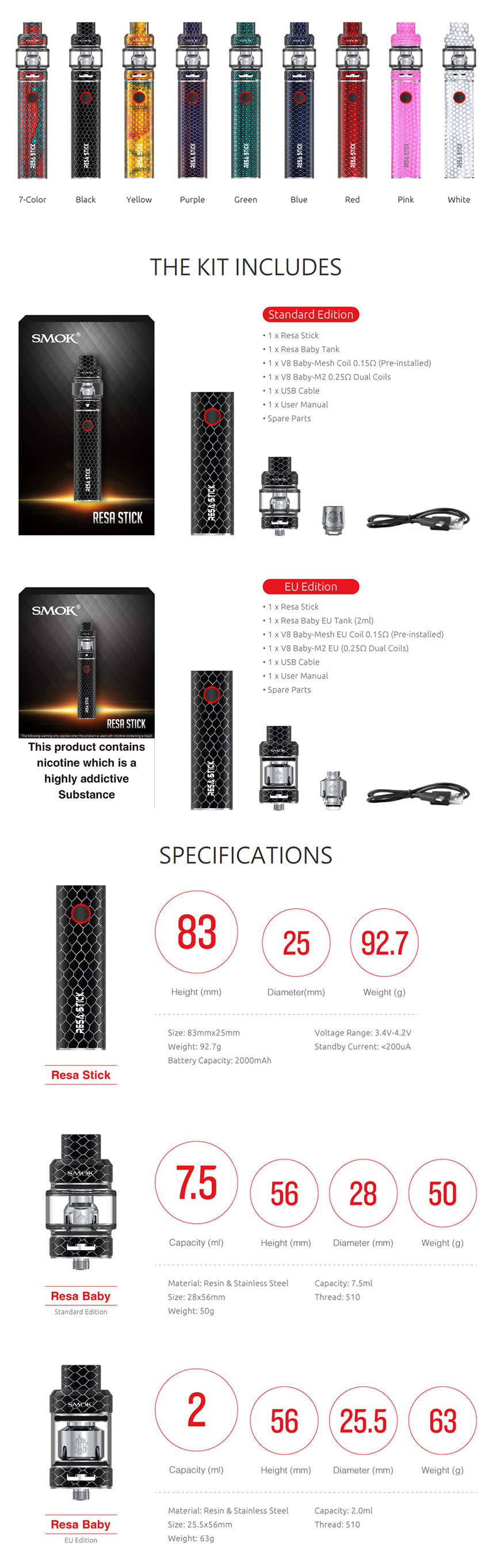 Smok Resa Stick Kit