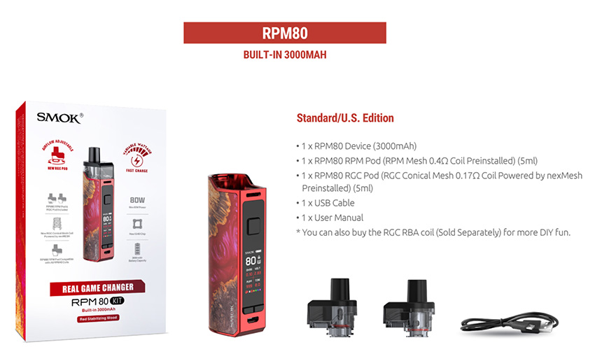 SMOK RPM80 KIT