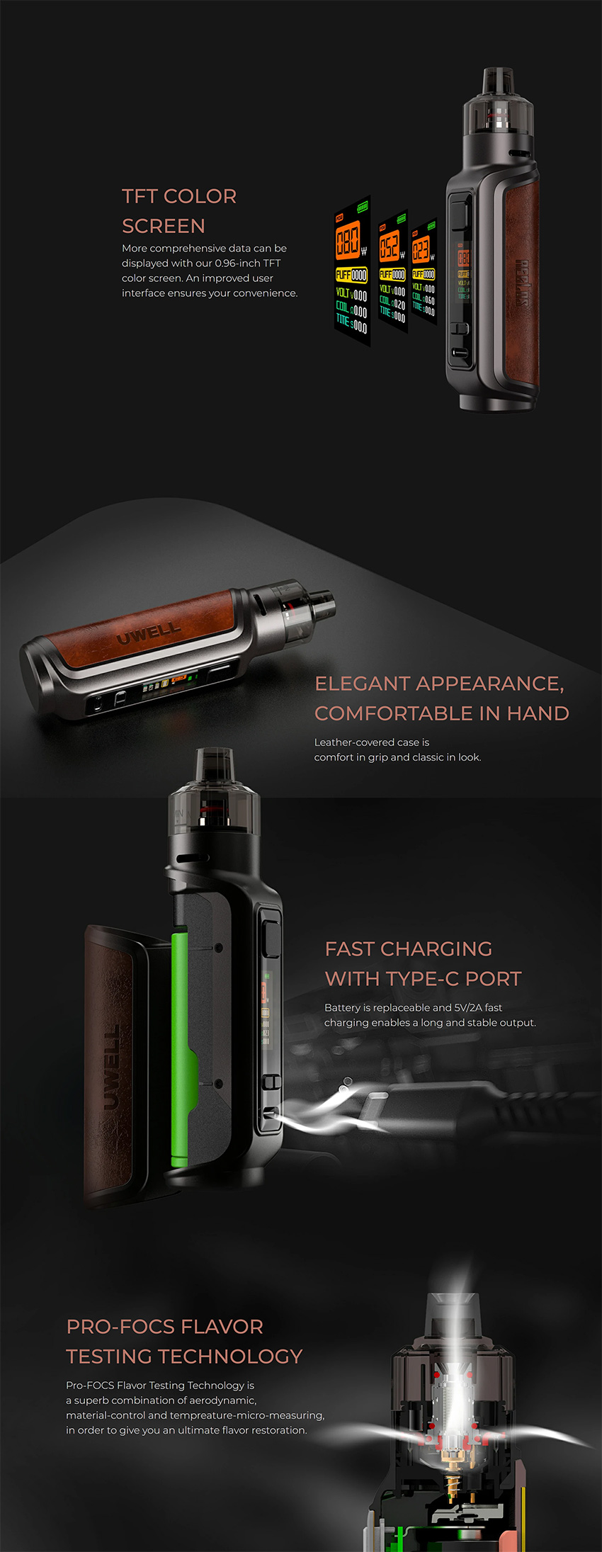 UWELL AEGLOS P1 80W Pod Mod Kit