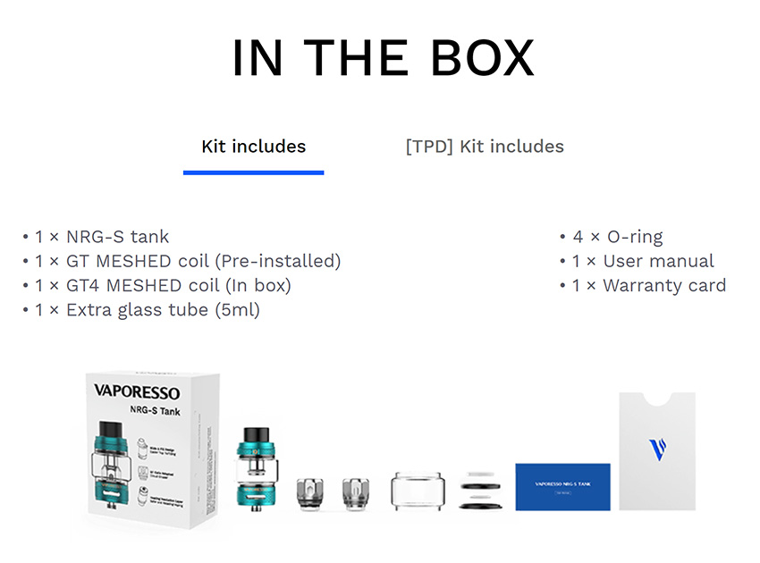 Vaporesso NGR S Tank