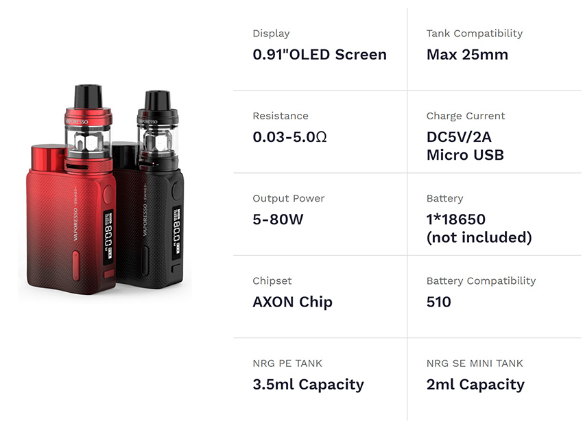 Vaporesso Swag II Starter Kit