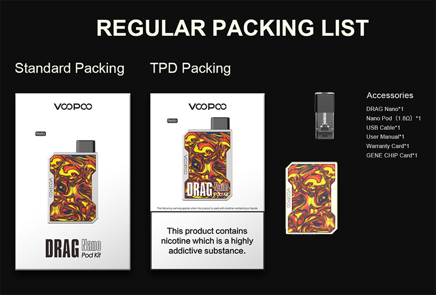 Voopoo DRAG Nano Pod Kit