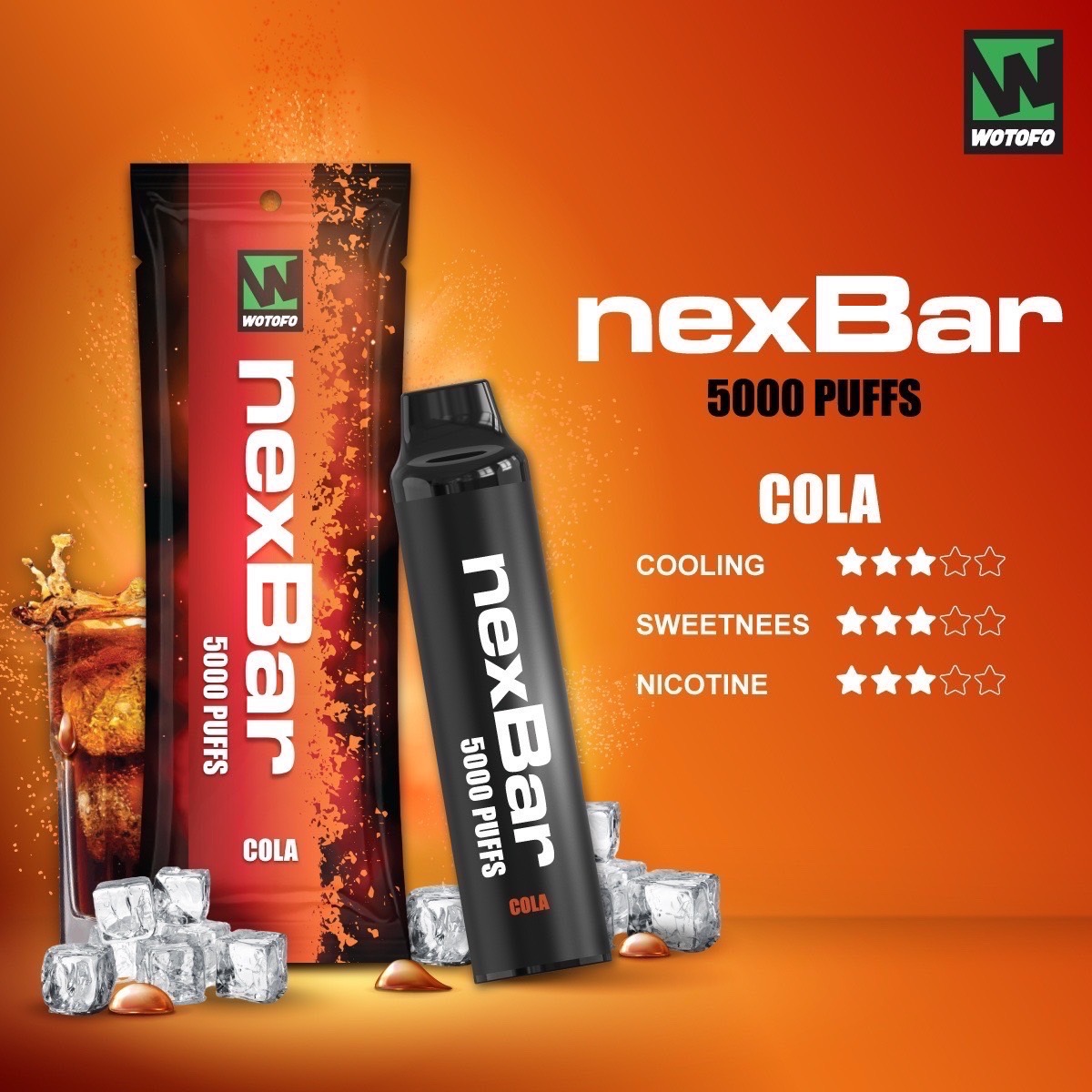 WOTOFO NEXBAR 5000 PUFFS