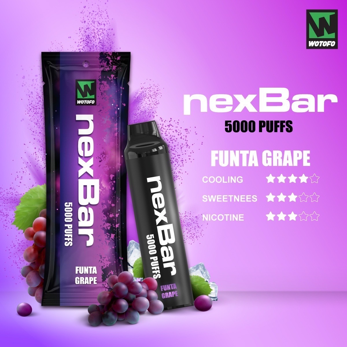 WOTOFO NEXBAR 5000 PUFFS