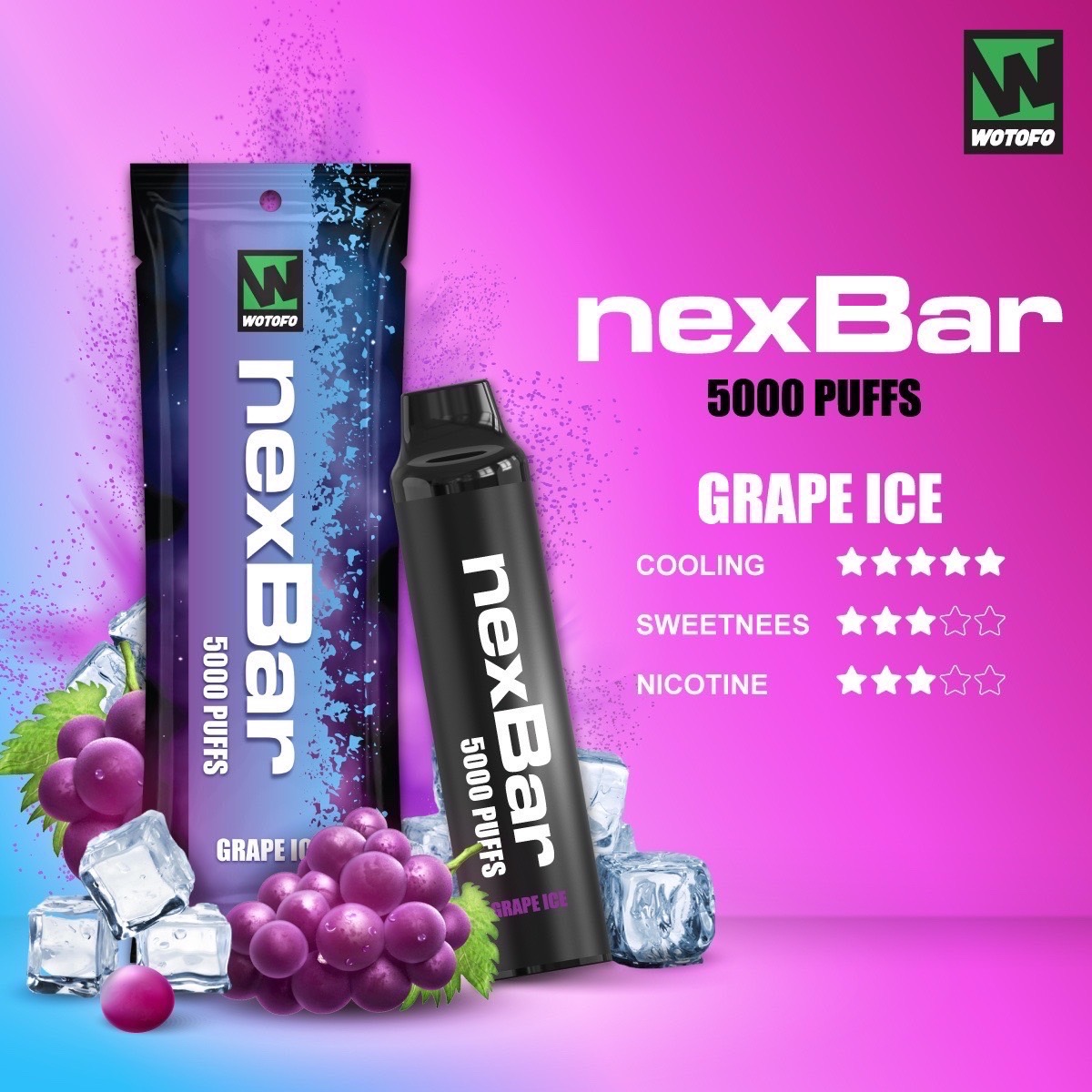 WOTOFO NEXBAR 5000 PUFFS