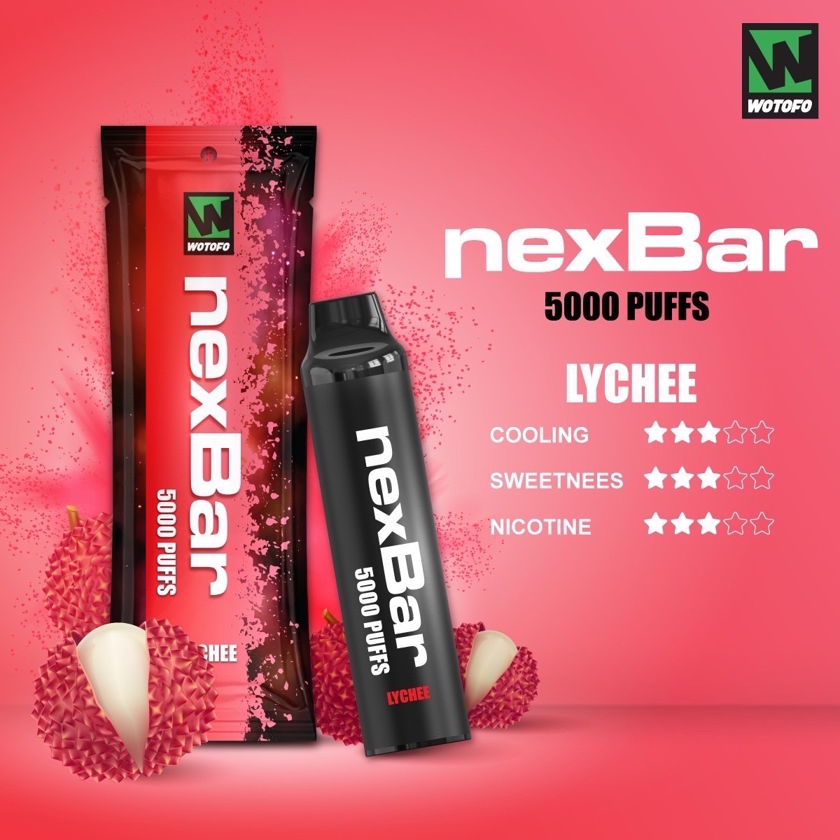 WOTOFO NEXBAR 5000 PUFFS