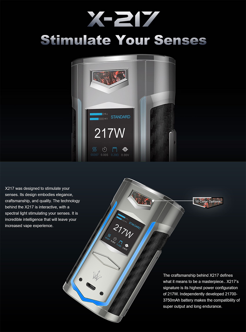 Voopoo X217 TC Box Mod